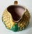 Antique 19th C Majolica Pineapple Pattern Creamer & Sugar C1880s. For Sale - Image 9 of 12
