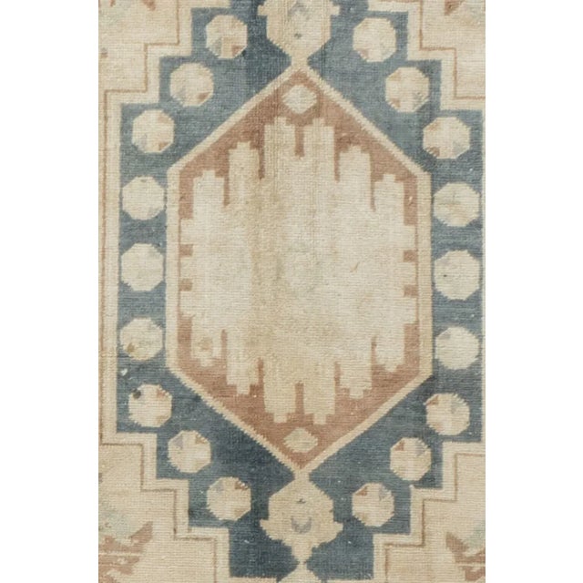 Turkish Vintage Turkish Oushak Rug 4ft 3in X 7ft 6in For Sale - Image 3 of 6