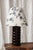 A distinctive hungarian sculptural ceramic table lamp, most likely dating from the 1970s. The tall ceramic body is...