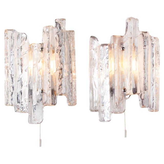 Kalmar Austrian Sconce Wall Lights by J. T. Kalmar, 1960s, Set of 2 For Sale - Image 4 of 9