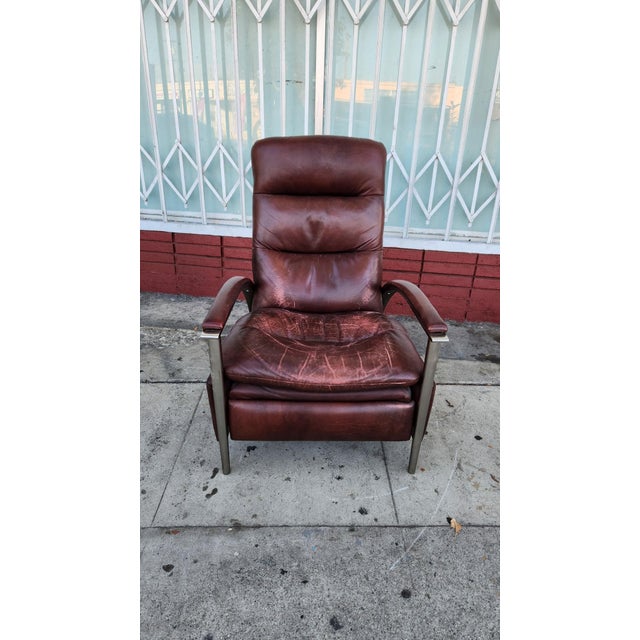 American 1970s Ethan Allen Recliner Chair For Sale - Image 3 of 8