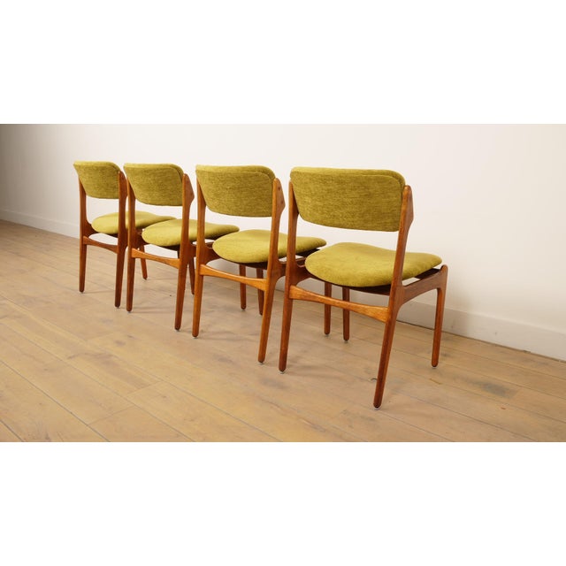 Dining Chairs with Armrests in Rosewood by Erik Buch, Set of 4 For Sale - Image 16 of 17