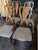 Set of 6 Vintage Gilt-Inlaid Dining Chairs 2 Armchair + 4 Side Chairs With Gold Scrollwork, Cabriole Legs & French Provincial Sty For Sale In Washington DC - Image 6 of 16