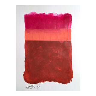 "Orange Belt" Original Mixed Media Painting For Sale