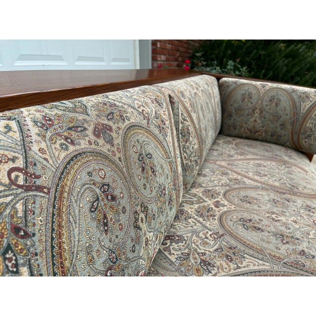 Stickley Mission Oak Arts & Crafts Prairie Sofa Settle For Sale - Image 9 of 12