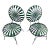 Antique Francois Carre Sunburst Garden Chairs, a Pair For Sale