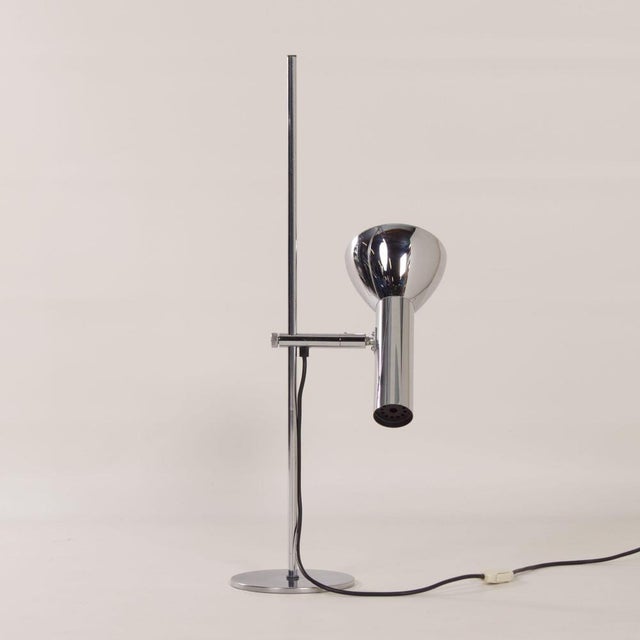 Table Lamp in Chromed Metal from Hustadt Leuchten, 1970s For Sale - Image 10 of 14