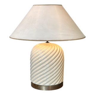 Ceramic Table Lamp by Tommaso Barbi, 1970s For Sale