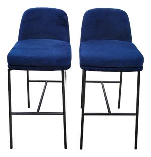 West Elm Jack Metal Frame Bar Stool - Set of 2