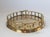 Vintage Brass Faux Bamboo Tray For Sale In Milwaukee - Image 6 of 12
