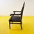 Black Vintage Wooden Armchair, 1930s For Sale - Image 8 of 11