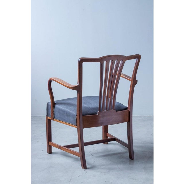 1940s Lounge Chair attributed to Ole Wanscher For Sale - Image 5 of 16