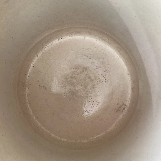 Robinson Ransbottom Pottery Co. Antique Robinson Ransbottom Blue Crown Stoneware Crock Roseville Ohio For Sale - Image 4 of 12