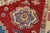 Red Kazak Rug 4'9'' X 6'5'' Red Wool Tribal Geometric Hand-Knotted Oriental Carpet For Sale - Image 8 of 12