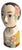 Vintage Hand-Painted French Millinery Style Madame Fleur Head Mannequin For Sale