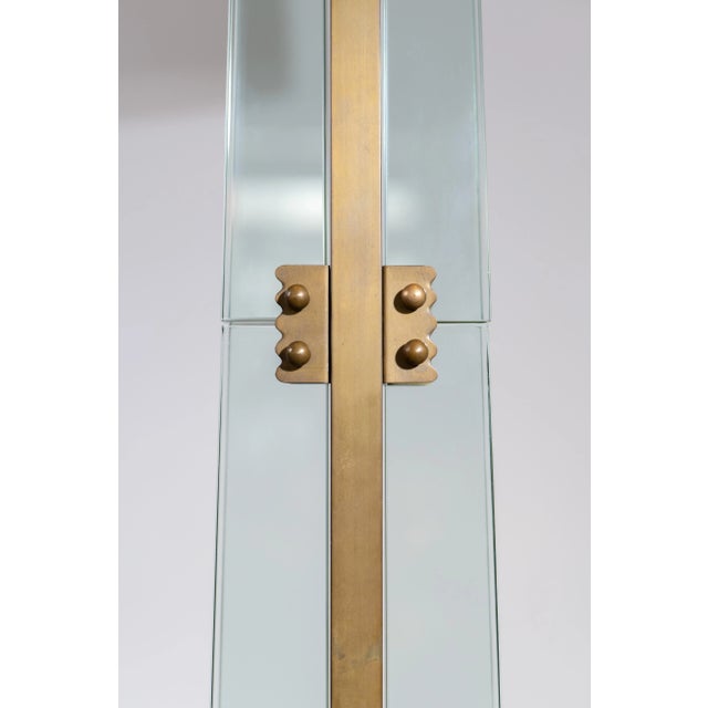 Murano Glass and Brass Floor Lamp, 1950s For Sale - Image 6 of 11