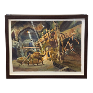 Iranian Artist Yervand Nahapetian 1958 Watercolor