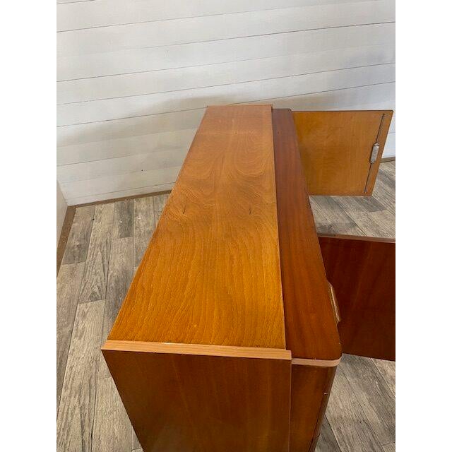Vintage Sideboard with Blue Drawers by Novy Domov, 1970s For Sale - Image 4 of 7
