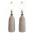 Mid 20th Century Accolay Style Ceramic Lamps - a Pair For Sale