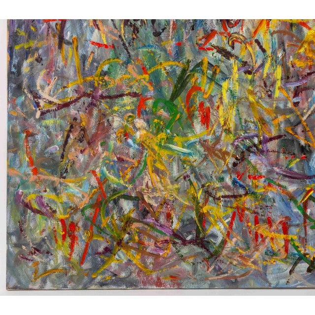 Green Jean-Marie Haessle Untitled Oil on Canvas, 2007 For Sale - Image 8 of 10