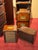 Military Apothecary Bedside Tables with Drawers and Leather Tops, 1850s, Set of 2 For Sale - Image 12 of 18