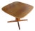 Refinished Scandinavian Modern Teak Square Dining Table, Mid-Century For Sale