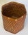Mid 20th Century Vintage Hand Woven Wicker Basket For Sale - Image 5 of 8
