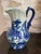 Ceramic Mid 20th Century Victoria Ware Ironstone Pitcher, Flow Blue Continental Landscape Scene For Sale - Image 7 of 8