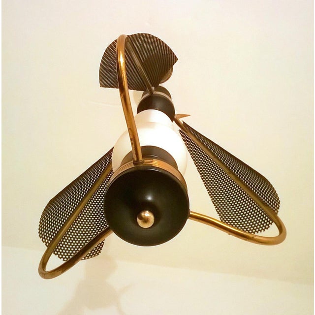 Pendant Lamp attributed to Angelo Lelli for Arredoluce, 1950s For Sale - Image 9 of 10