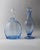 Vintage Blue Murano Glass Decanters with Stoppers, Italy, 1940s, Set of 2 For Sale - Image 11 of 11