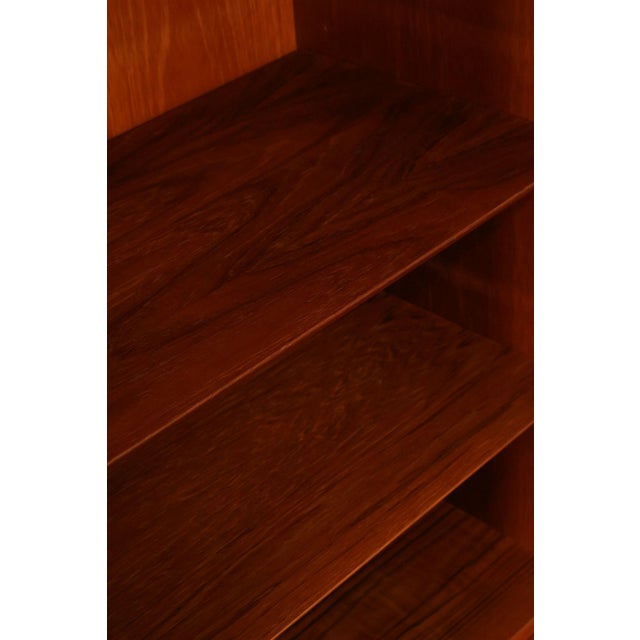 Wood Danish Modern Teak Bookcase Hutch For Sale - Image 7 of 18