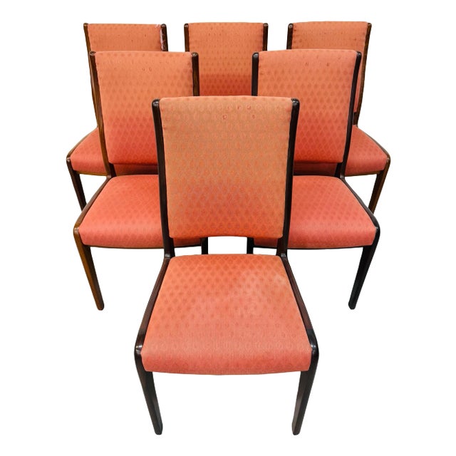 Mid-Century Danish Modern G-Plan Walnut Dining Chairs - Set of 6 For Sale