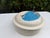 White Vintage Studio Pottery Covered Dish With Fish & Boat Lid Signed Folk Art Ceramic For Sale - Image 8 of 10