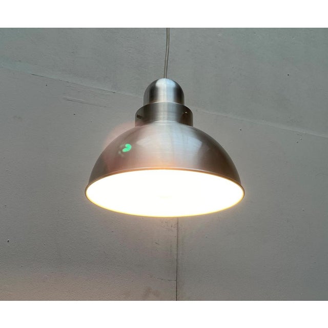 Mid-Century Space Age Minimalist Aluminum Pendant Lamp, 1960s For Sale - Image 5 of 18