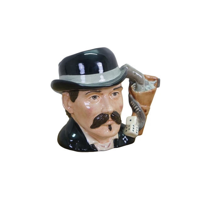 Vintage Doc Holliday (D6731) character jug from Royal Doulton's Wild West Collection. Designed by Stanley J. Taylor circa...