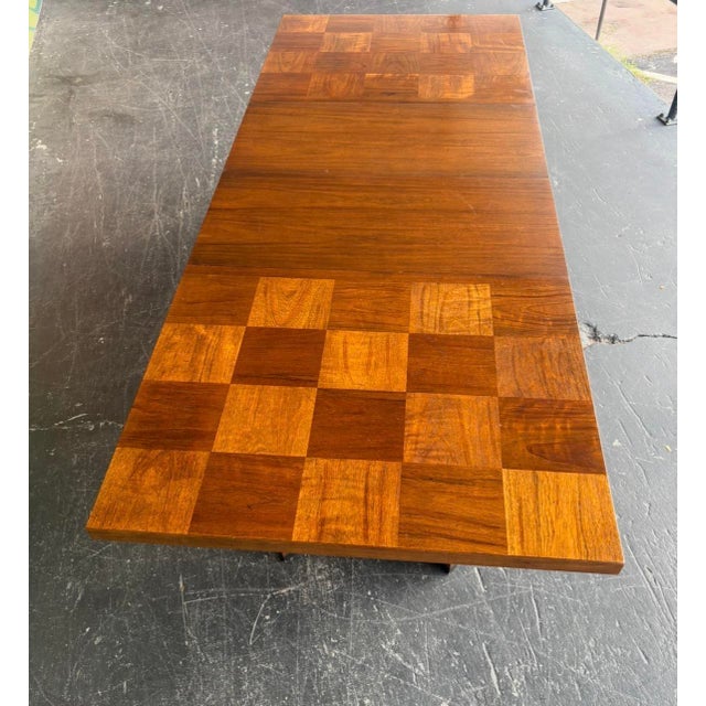 Mid Century Lane Staccato Brutalist Dining Table For Sale - Image 10 of 12