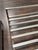 Modern Eastern King Size Room & Board Stainless Steel Parsons Bed Frame For Sale - Image 3 of 12