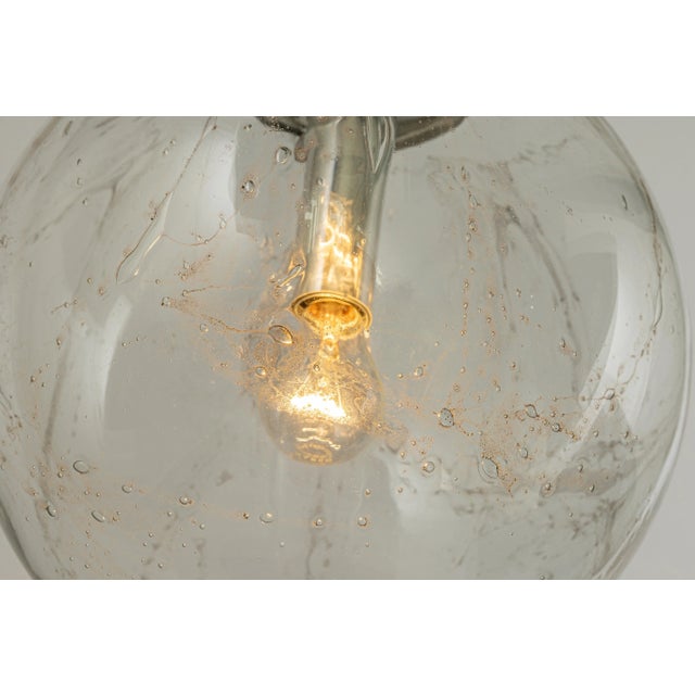 Large Murano Ball Pendant Light by Doria, Germany, 1970s For Sale - Image 9 of 13