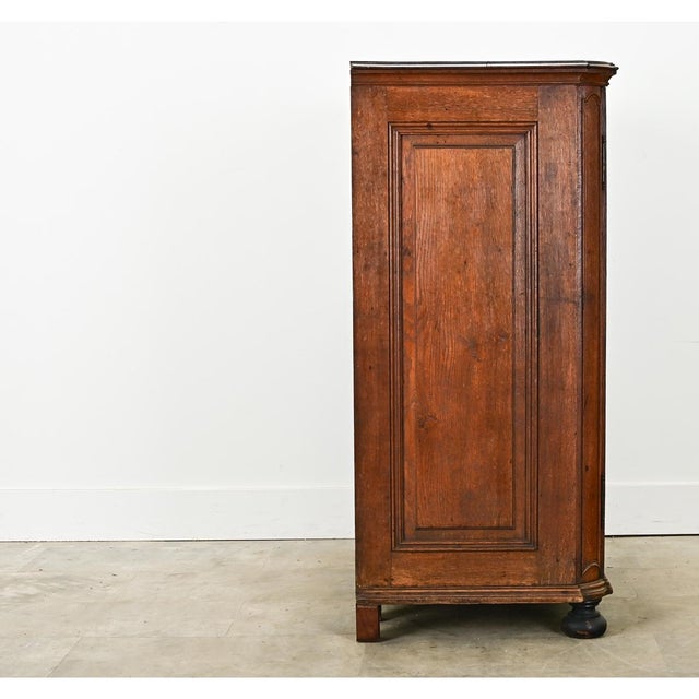 Belgian 18th Century Solid Oak Cabinet With Drawers For Sale In Baton Rouge - Image 6 of 8