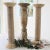 Set of three tall rustic candle stands. They add such a beautiful natural bleached texture to any room. Each one is...