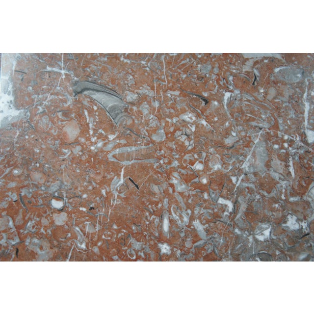 Italian Minimalist Marble Plinth Sculpture Statue Display Pedestal Stand MCM 26" For Sale - Image 11 of 12