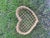 Natural Bohemian Handmade Rattan Heart Shaped Basket, Wall Decor For Sale - Image 12 of 12