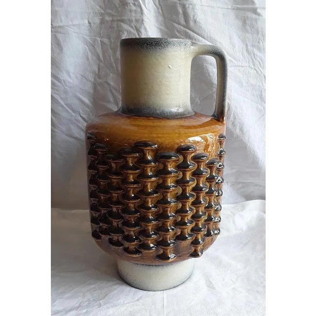 1970s Vintage German Vase with Handle from Carstens Tönnieshof, 1970s For Sale - Image 5 of 5