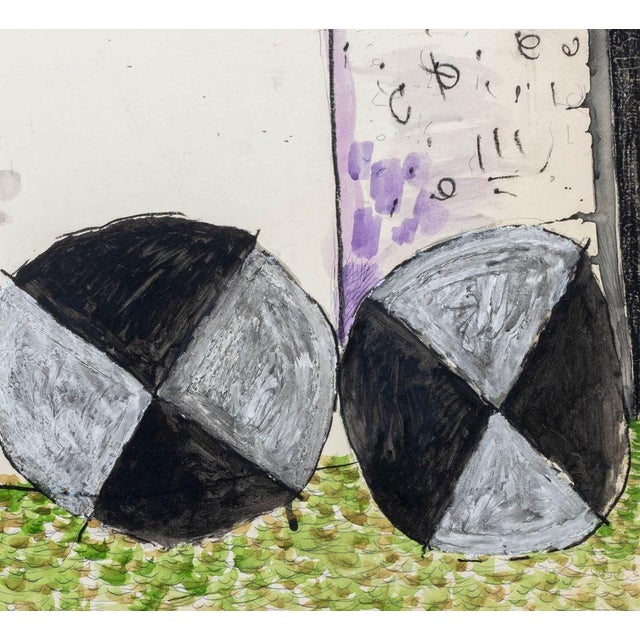 Domenick Capobianco Tower Studies Mixed Media, 2 For Sale - Image 4 of 14
