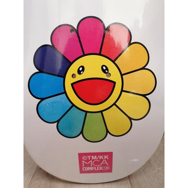 Flower Skateboard Deck in Silkscreen on Maple from Takashi Murakami For Sale - Image 3 of 7