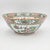A good Chinese Export Rose Medallion Porcelain bowl 19th century with small hairline crack.