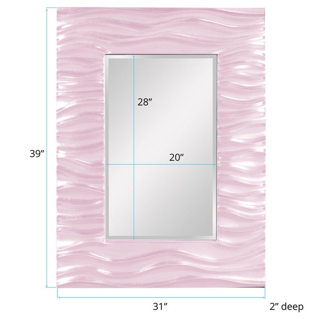 Contemporary Zenith Mirror - Glossy Lilac For Sale - Image 3 of 6