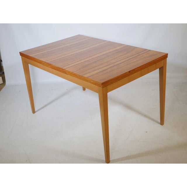 Mid-Century Extendable Walnut Dining Table, 1960s For Sale - Image 6 of 11