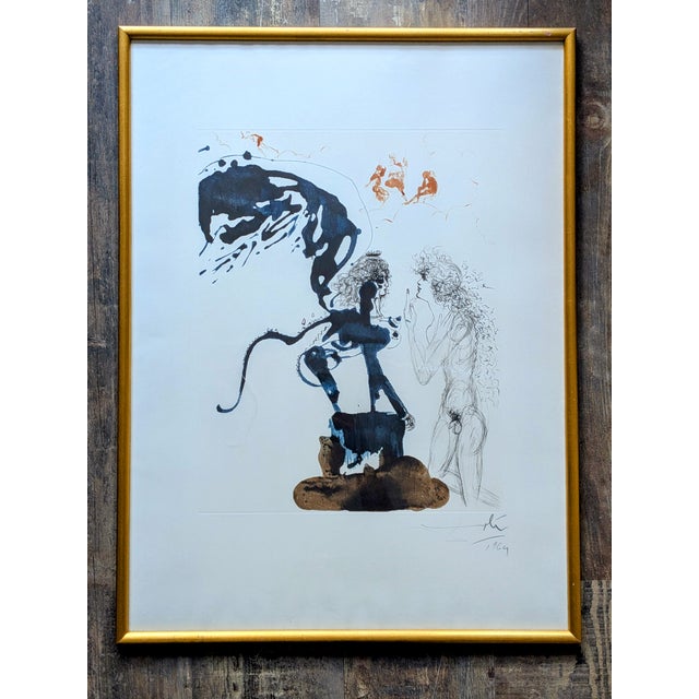 Salvador Dali, Oedipus and Sphynx, 1963, Etching, Framed For Sale - Image 16 of 16