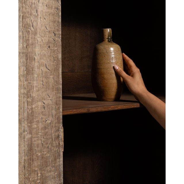 1800s Beige French Provençal Oak Armoire For Sale - Image 12 of 14